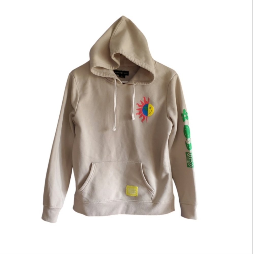 Youth Hoodie Size Medium Stay Humble Smiley Face Good Vibes Only Kid Y2K Skater